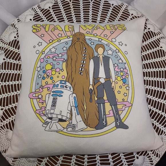 Rag Frog Revival Throw pillow cover Up-cycled from a T-shirt size 14"x14" - Picture 2 of 4